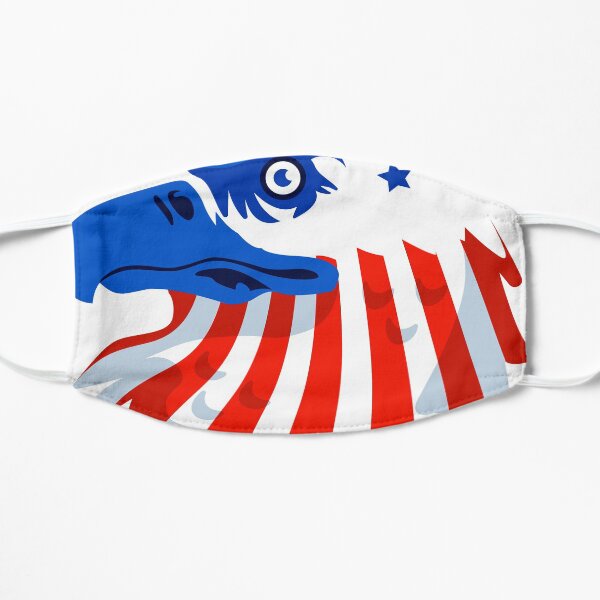American Flag Flat Mask