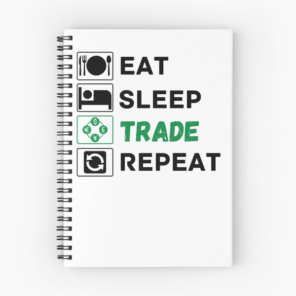 Item preview, eat sleep trade repeat designed and sold by ronaldsonou.