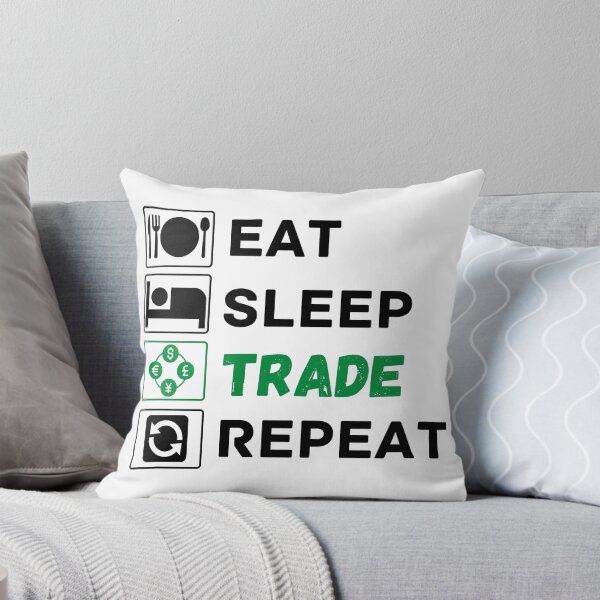 Item preview, eat sleep trade repeat designed and sold by ronaldsonou.