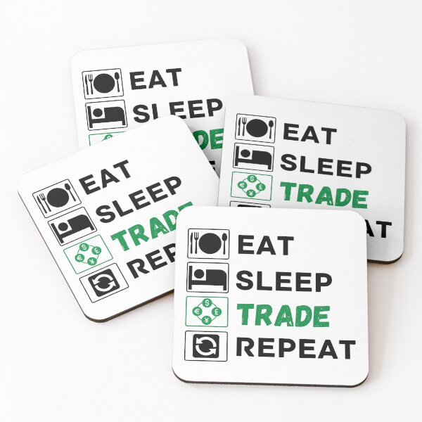 Item preview, eat sleep trade repeat designed and sold by ronaldsonou.