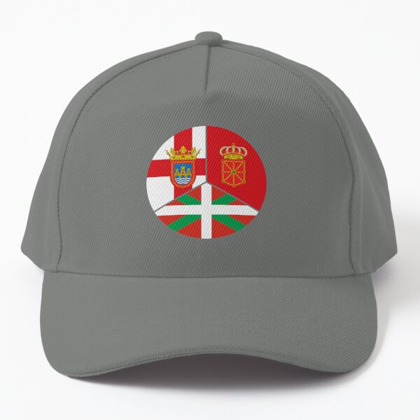 Flag of The Basque Country Snapback Hats for Men Women Hat Baseball Cap  Flat Bill Visor White Hat