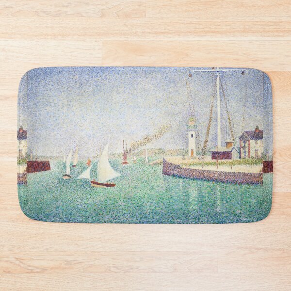 Item preview, Neo Impressionism Painting Entrance of The Port of Honfleur (Entrée du port d'Honfleur) (1886) by Georges Seurat designed and sold by Designedbysm.