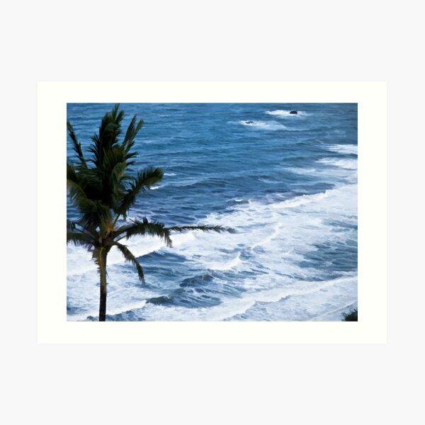 Tropical Surf Art Print