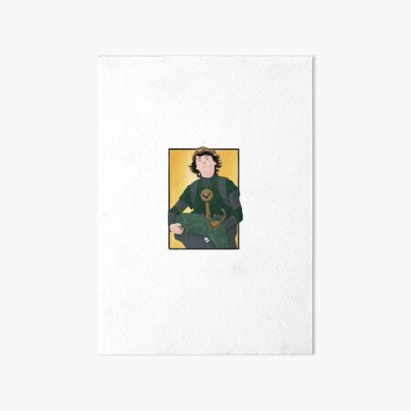 Kid Loki Art Board Print