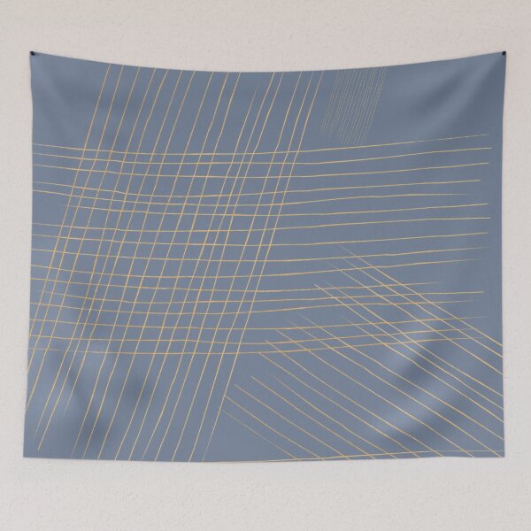 Item preview, Gold Lines, Simple Geometric Design designed and sold by thebubblybella.
