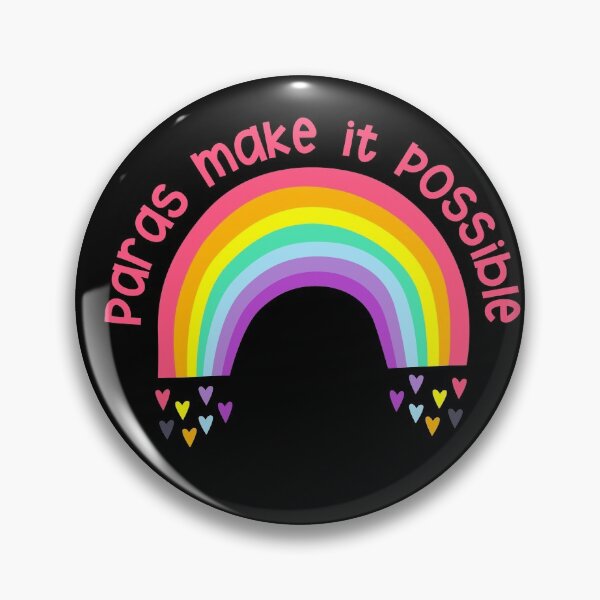 Item preview, Paras Make It Possible Bright Rainbow Hearts designed and sold by Kirsten Uecker.