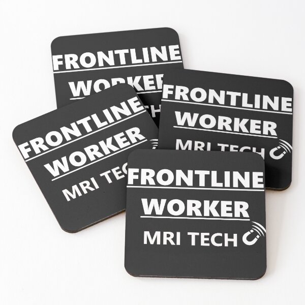 Item preview, FRONTLINE WORKER MRI TECH (white font) designed and sold by HumerusHumor.