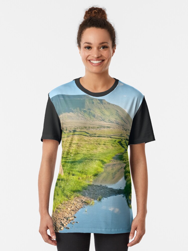 Alternate view of Reflective Ingleborough Graphic T-Shirt