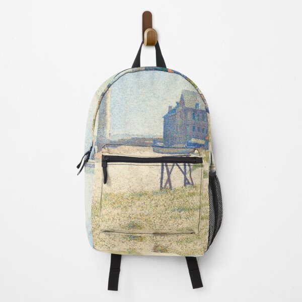 Item preview, Neo Impressionism Painting The Lighthouse at Honfleur (1886) by Georges Seurat designed and sold by Designedbysm.