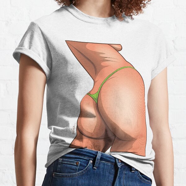 Nude Bikini Sex JGA Tits Breasts Naked V Neck T Shirt by Teashirts2018