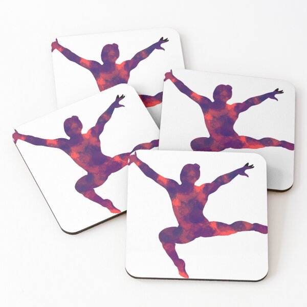 Item preview, Blue/Red Gymnast/Dancer designed and sold by Becky-Marie.