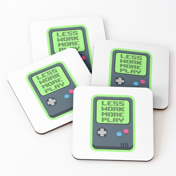 Item preview, Less work more play designed and sold by firespriteuk.