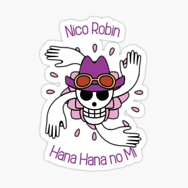 Nico Robin Hana Hana No Mi Sticker for Sale by Qadzfar