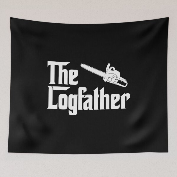Item preview, The Log Father - Cool Funny Arborist Logger Tree Climber Dad designed and sold by Betadesign77.