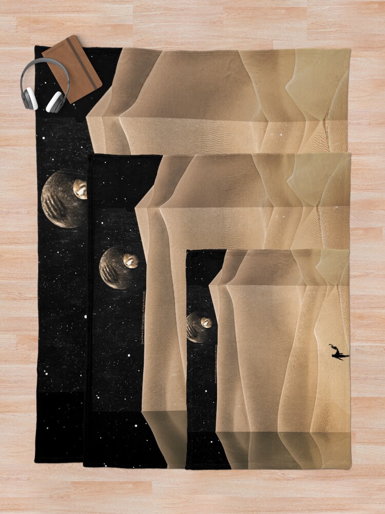 Thumbnail 5 of 6, Throw Blanket, Dune, Arrakis designed and sold by DreamArtowrks.