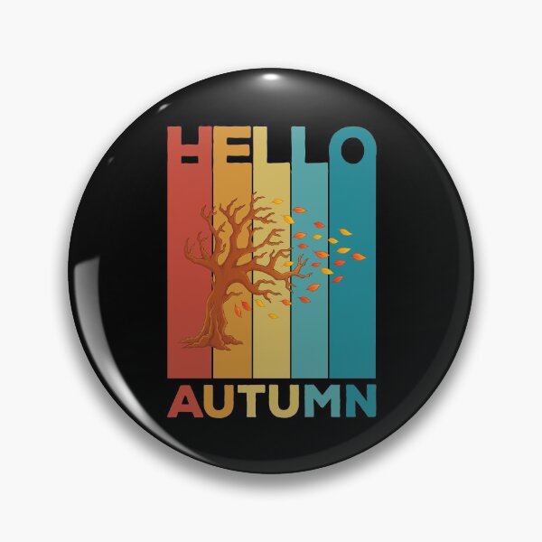 Item preview, Hello Autumn - Retro Vintage Design for Fall lovers designed and sold by Kipcio.