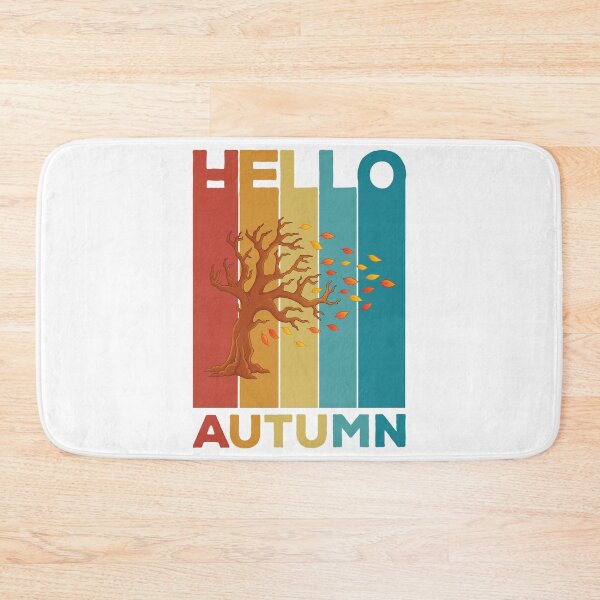 Item preview, Hello Autumn - Retro Vintage Design for Fall lovers designed and sold by Kipcio.