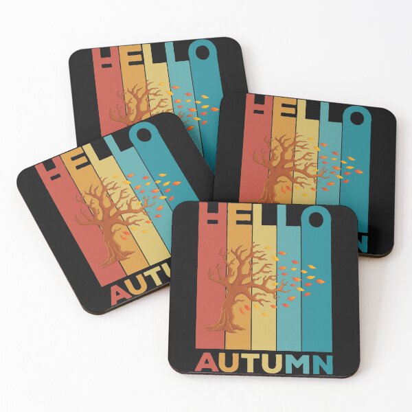 Item preview, Hello Autumn - Retro Vintage Design for Fall lovers designed and sold by Kipcio.