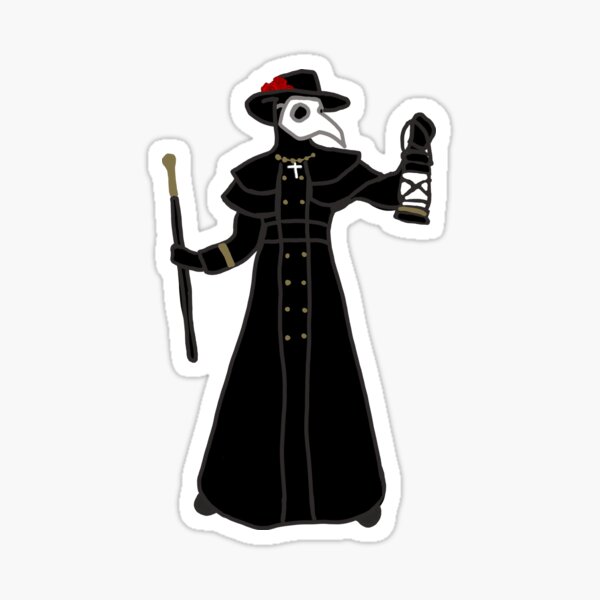 plague doctor Sticker
