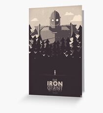 The Iron Giant Greeting Card
