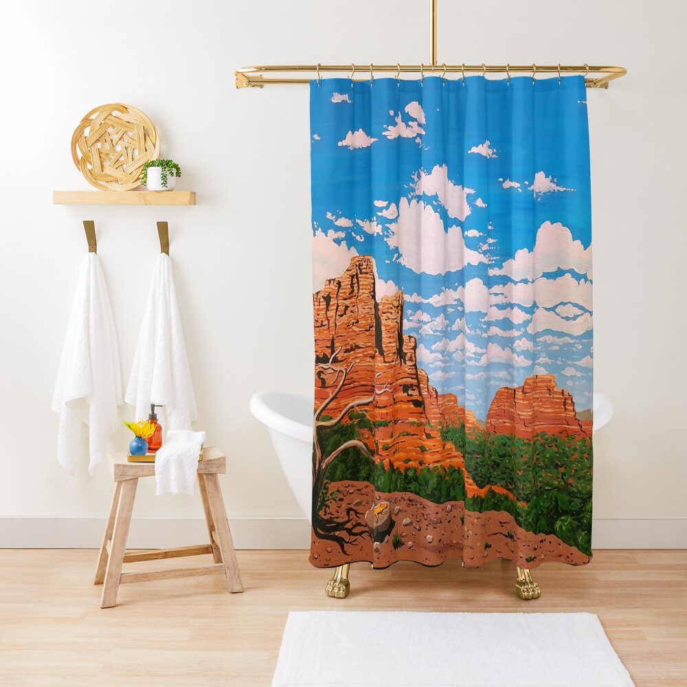 The Lizard King Shower Curtain