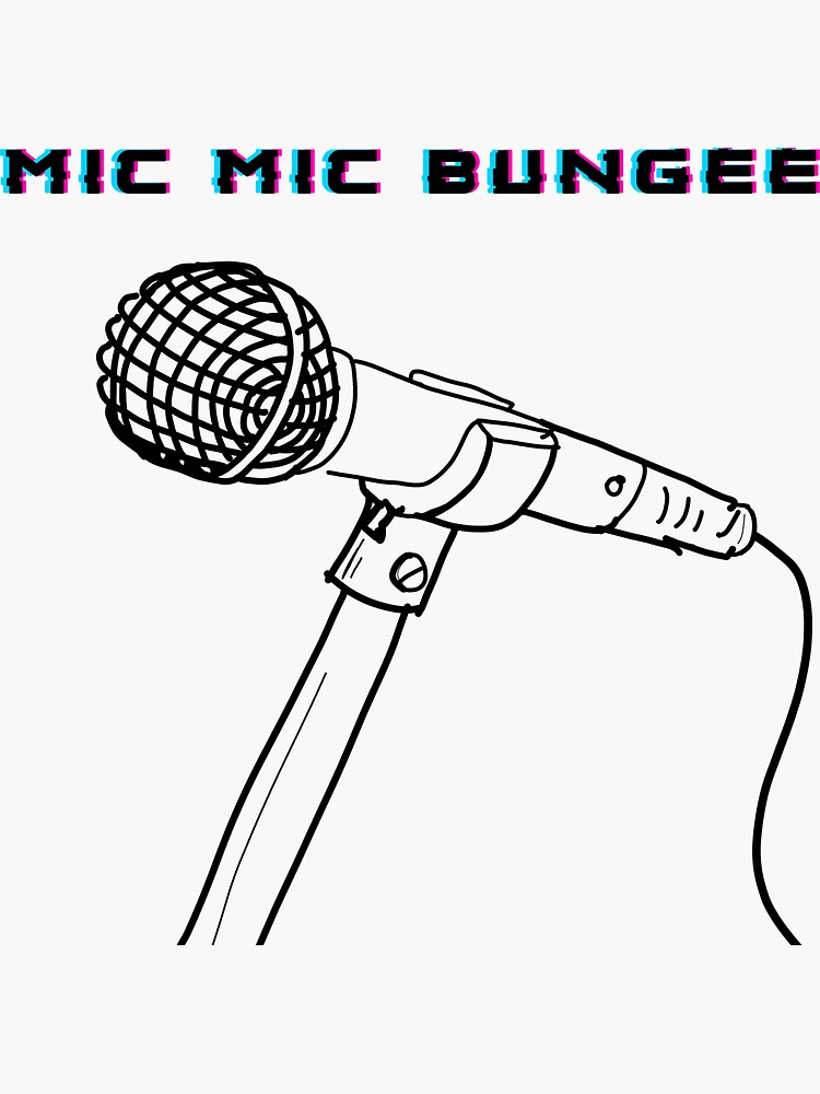 "Mic Drop Mic Mic Bungee BTS" Sticker for Sale by IITLunae Redbubble