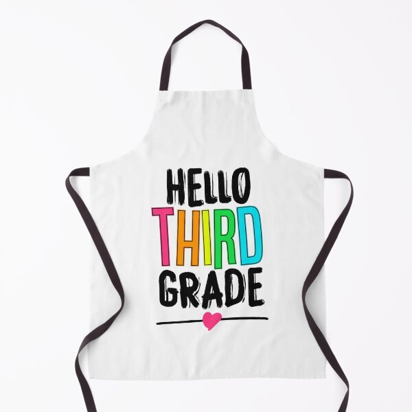 Item preview, Hello Third Grade Colorful  - back to school gift designed and sold by redblackline.