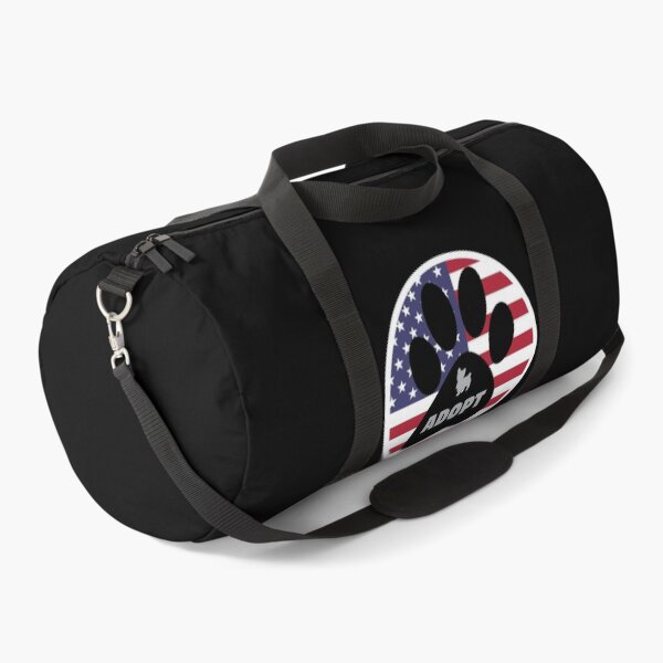 Item preview,  Dog Adoption Patriotic Flag Paw (Black Design) designed and sold by MojaveTradePost.