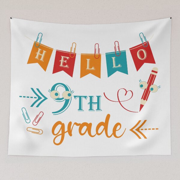 Item preview, Hello ninth grade Hello 9th grade designed and sold by CutieBlue.