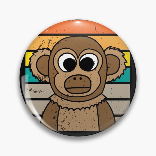 Item preview, Retro Monkey Chimpanze Animal Lovers designed and sold by flofin.