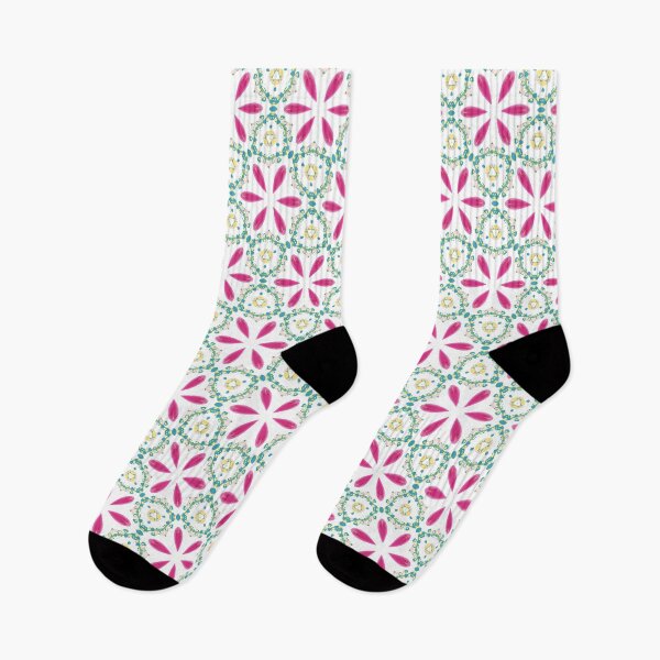 Artikelvorschau, Abstract Geometric Feminine in Colorful Soft Orange, Lemon Yellow, Blue Teal, Hot Pink, and Fresh Green entworfen und verkauft von cozycaroline.