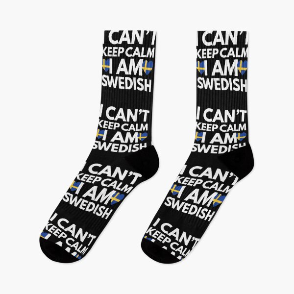 Item preview, I Cant Keep Calm, I am Swedish from Sweden designed and sold by HelloFromAja.
