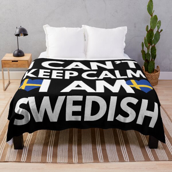 Item preview, I Cant Keep Calm, I am Swedish from Sweden designed and sold by HelloFromAja.