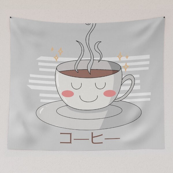 Item preview, Cute Kawaii Japanese Style Coffee Mug designed and sold by SnazzyStyles.