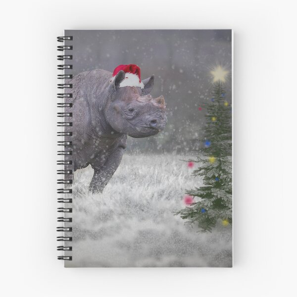 Item preview, Rhino Santa designed and sold by Conservation Art Emporium.