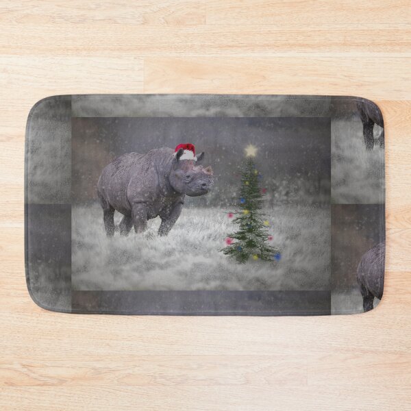 Item preview, Rhino Santa designed and sold by Conservation Art Emporium.