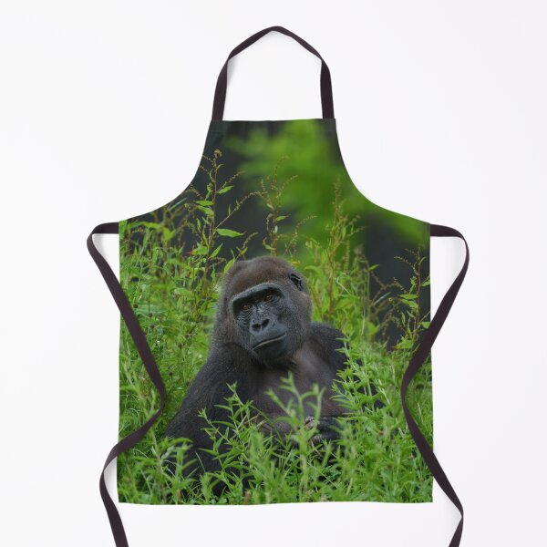 Item preview, gorilla in the grass designed and sold by rawshutterbug.
