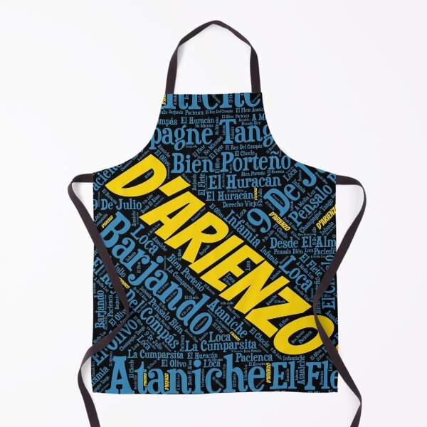 Item preview, Argentine Tango D'Arienzo Word Font Art designed and sold by infinitetango.