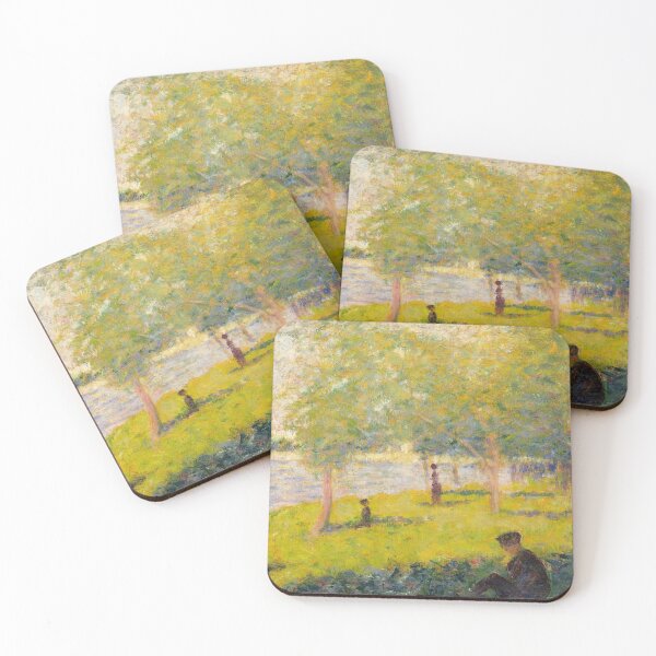 Item preview, Neo Impressionism Painting Study for a Sunday on La Grande Jatte (1884) by Georges Seurat designed and sold by Designedbysm.