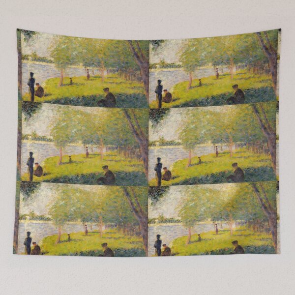 Item preview, Neo Impressionism Painting Study for a Sunday on La Grande Jatte (1884) by Georges Seurat designed and sold by Designedbysm.