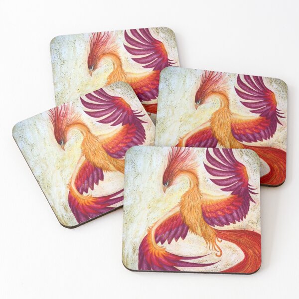 Item preview, Purple and Red Fantasy Rising Phoenix designed and sold by JeysArtDesign.