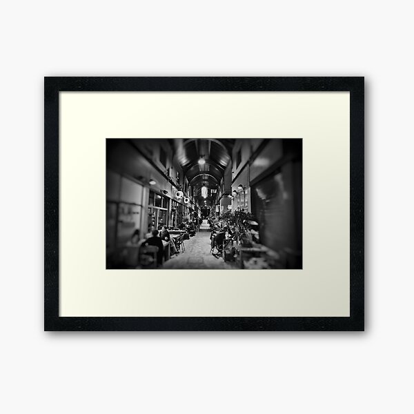 Inside Brixton Village Framed Art Print