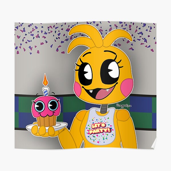 toy chica and cupcake
