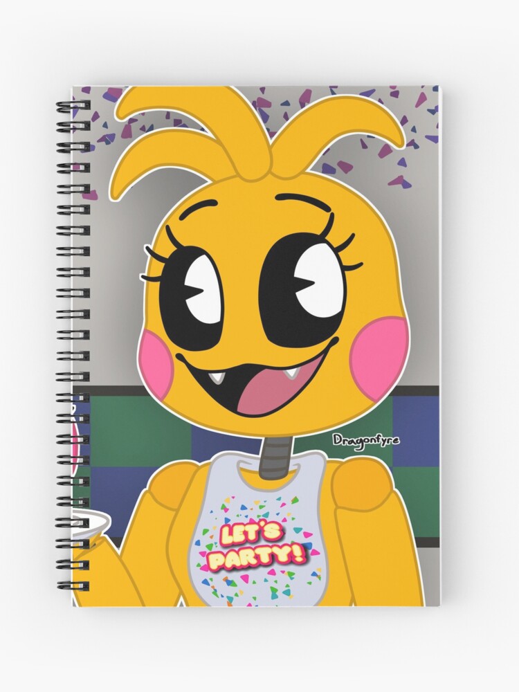 Cuaderno de espiral «Toy Chica y » de DragonfyreArts | Redbubble