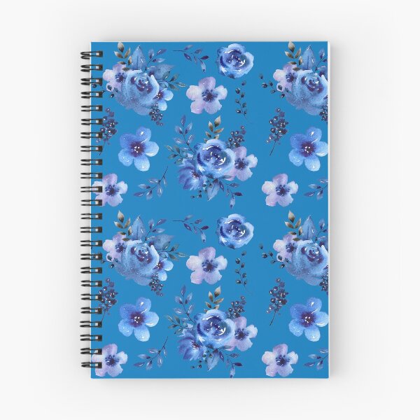 Item preview, Floral spiral notebook designed and sold by 74tshirts.