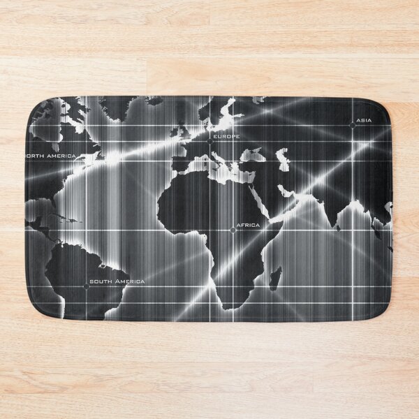 Item preview, Shining Digital World Map - Silver designed and sold by NexusArts.