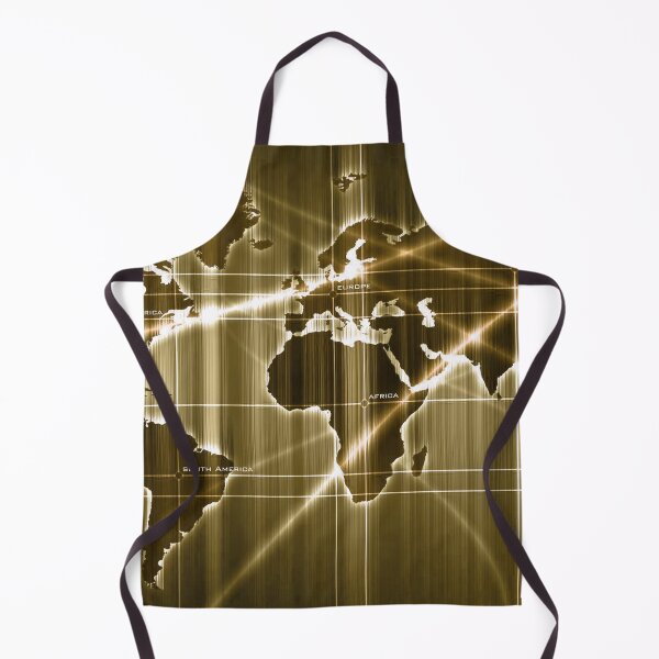 Item preview, Shining Digital World Map - Gold designed and sold by NexusArts.