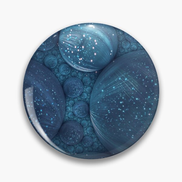 Item preview, 'Full Of Stars' Abstract Blue Space Themed Fractal Art designed and sold by Holmes-Ja.