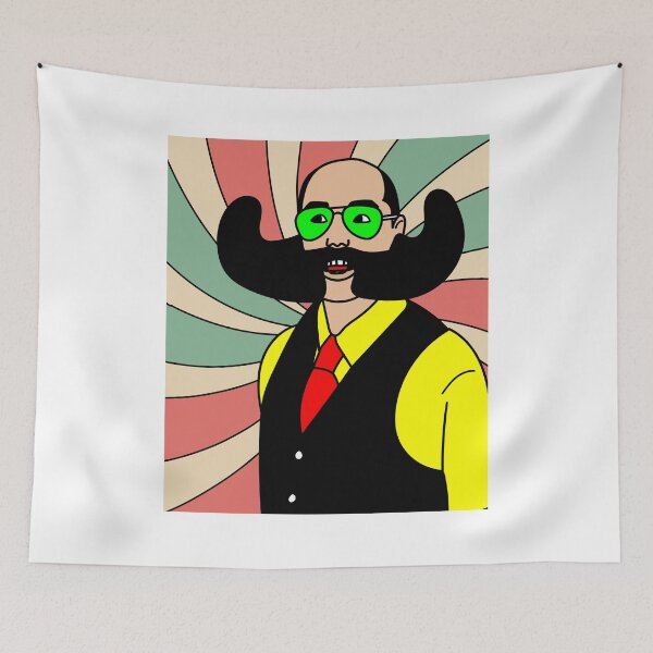 Item preview, Crazy Long Beard Hipster designed and sold by flofin.