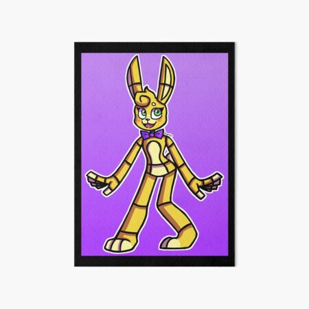 Into the pit springbonnie  Art Board Print for Sale by